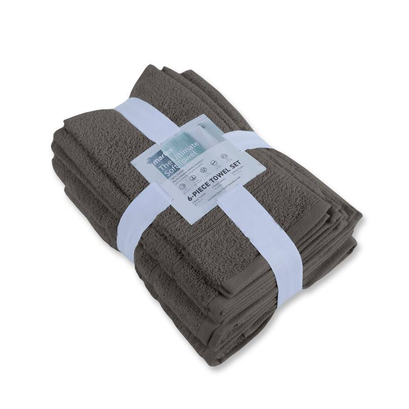Martex Ultimate Performance Cotton Low-Lint Soft Absorbent Towel Set