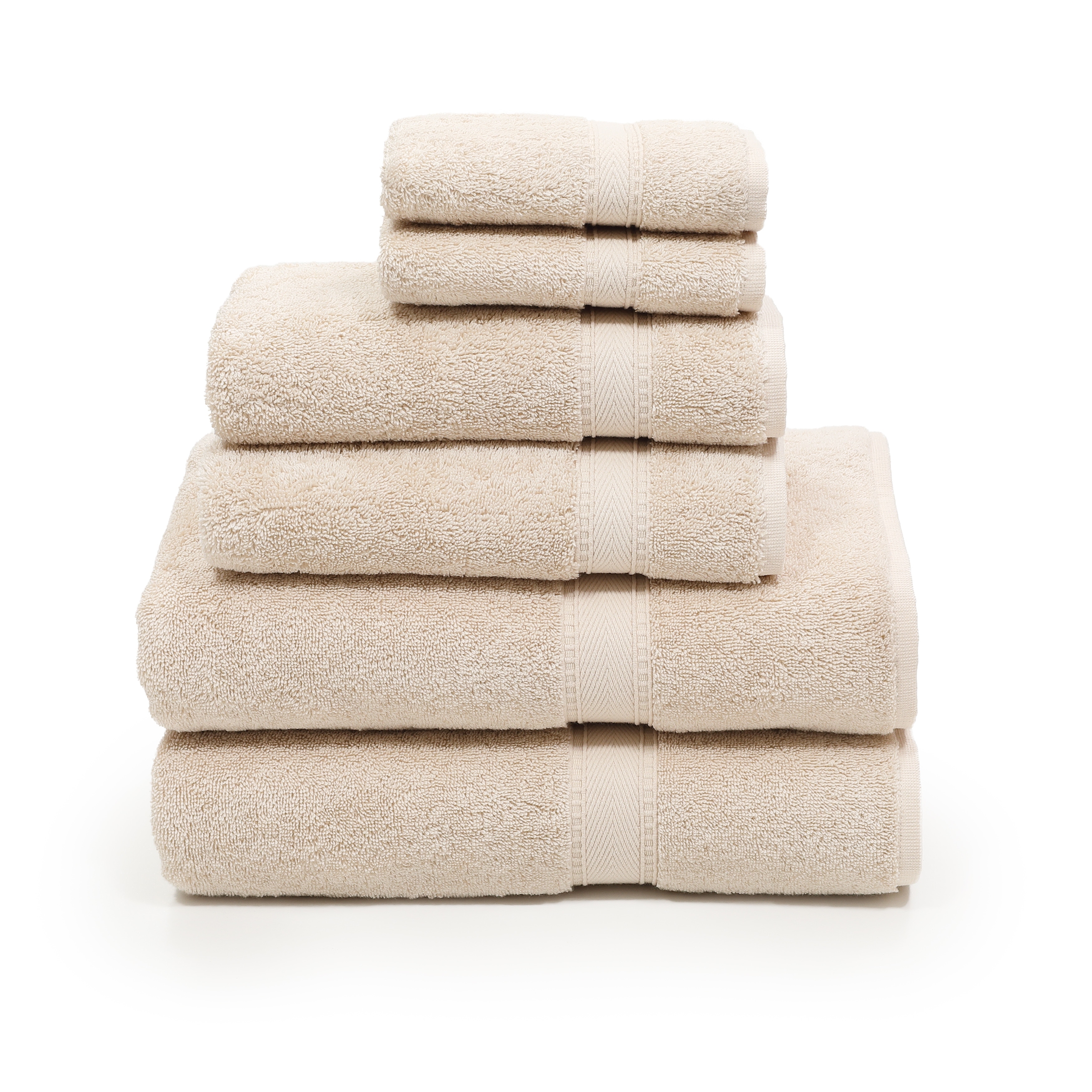 как выглядит Authentic Hotel and Spa Turkish Cotton 6-piece Towel Set фото