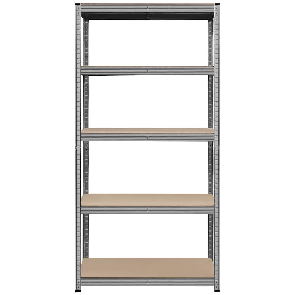 Yaheetech 71in 5-Tier Metal MDF Storage Rack, Adjustable Shelves, 386lb Capacity for Each Shelf