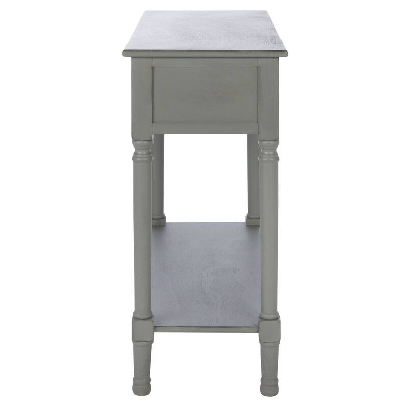 SAFAVIEH Lucetta 2-Drawer Console Table - 35.5" W x 13" L x 29.5" H - 36Wx13Dx30H