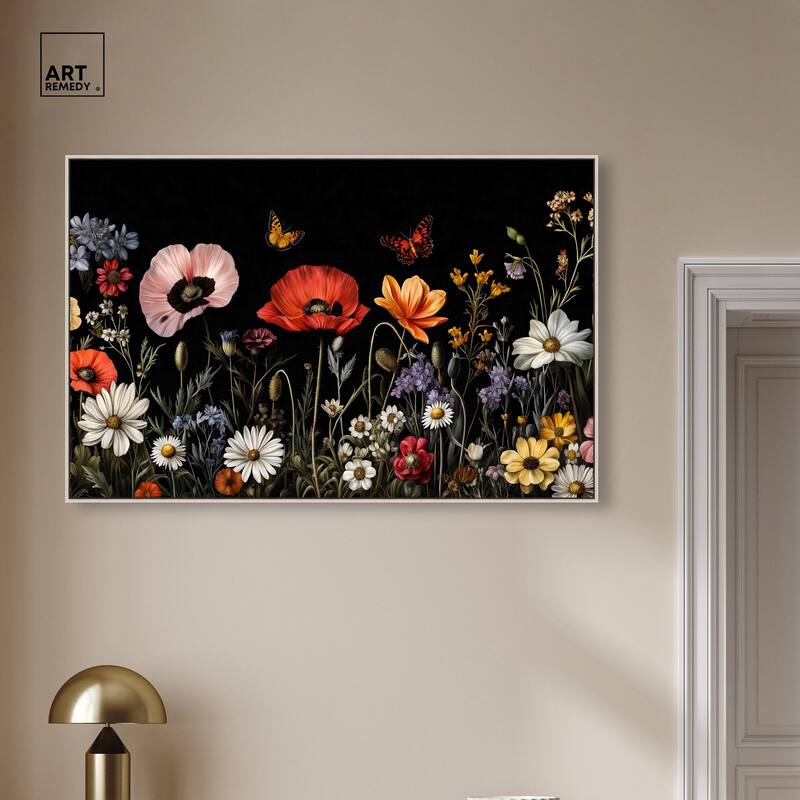 Wildflower Panorama Canvas by Art Remedy
