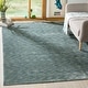 preview thumbnail 1 of 7, SAFAVIEH Handmade Mirage Arisa Modern Abstract Viscose Rug 6' x 9' - Blue/Grey - Rectangle