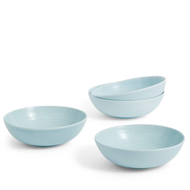 Royal Doulton Exclusively for Gordon Ramsay Maze Cereal Bowl 7in, Set of 4 - Blue