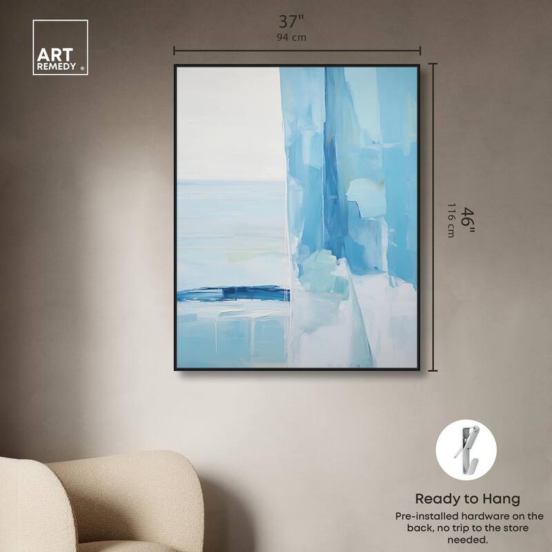 Seraphic Blues I Canvas by Art Remedy