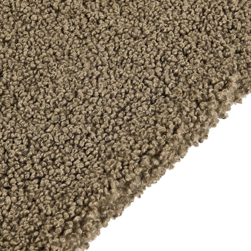 HiEnd Accents Teddy Textured Boucle Plush Throw Blanket