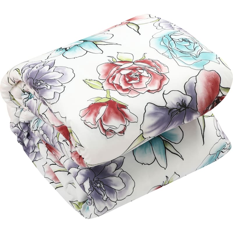 Nanshing Florence 7-Piece Floral Comforter Set