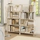 preview thumbnail 2 of 18, 63'' 5-Tier Open Metal Bookshelf White