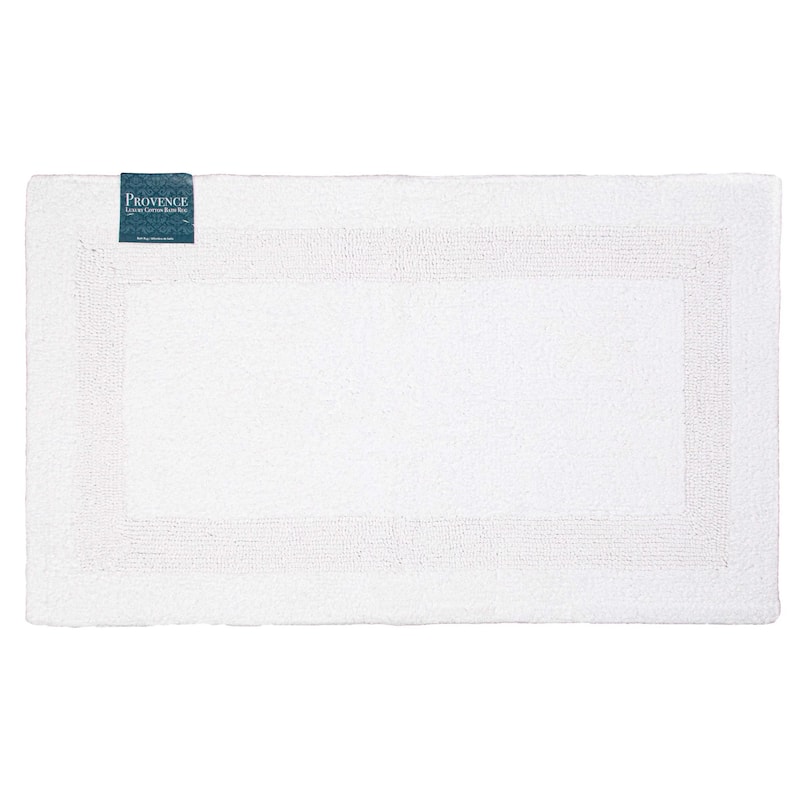 Provence Bath Rug - 20x32 - White
