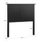 preview thumbnail 5 of 6, Mercer Mission Transitional Black Panel Headboard by iNSPIRE Q Classic