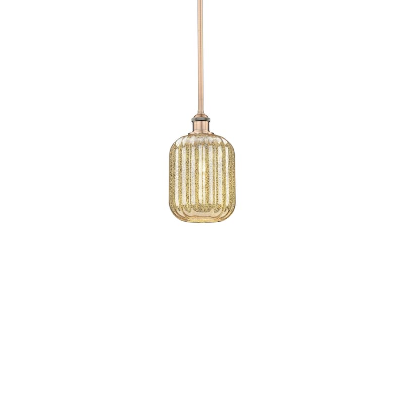 Innovations Lighting 616-1S-12-7 Preston Pendant Preston 7" Wide Mini - Antique Copper / Mercury