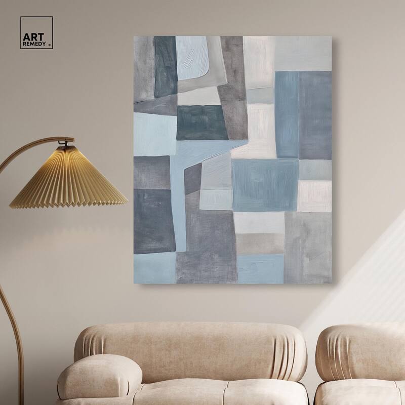 Tessellated Tones I Canvas by Art Remedy, Gallery Wrapped