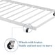 preview thumbnail 6 of 5, VECELO Daybed Metal Platform Bed Frame Twin Size, White Daybed
