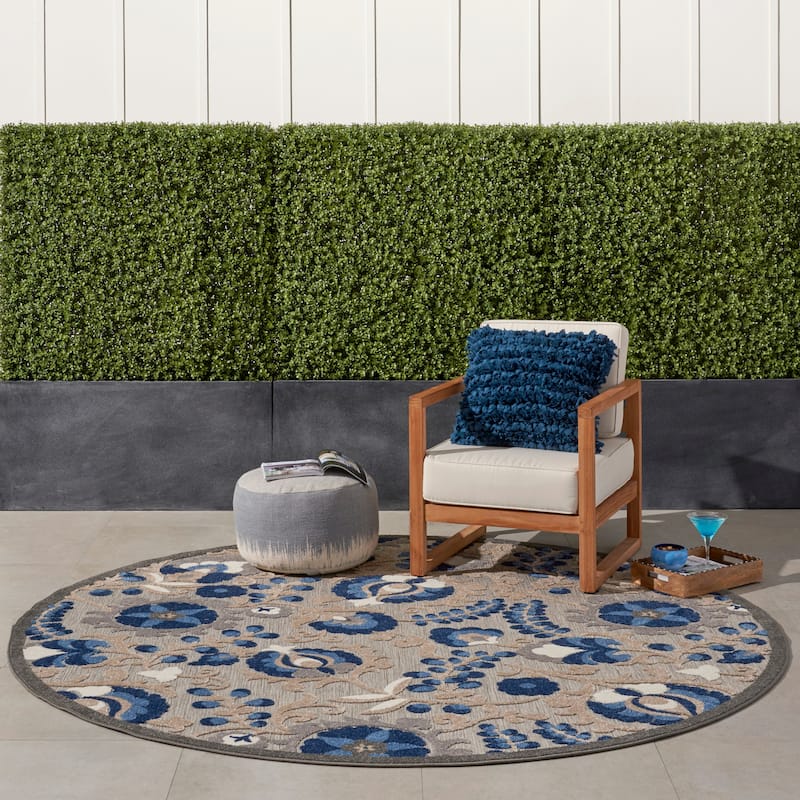 Nourison Aloha Indoor/Outdoor Floral Area Rug