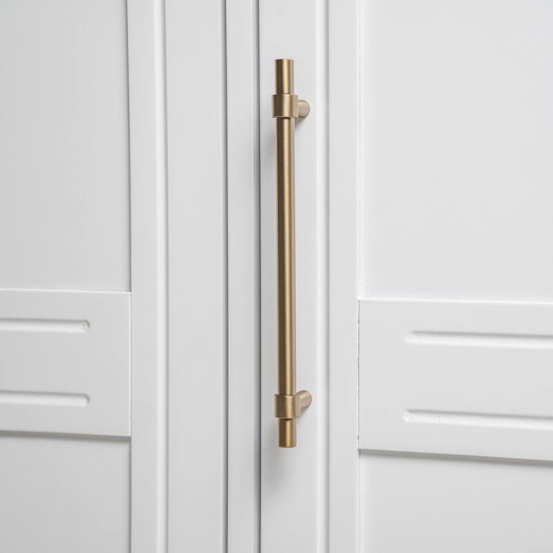 48" Sideboard Buffet Cabinet with 3 Doors and 3 Drawers, Modern Buffet Table Coffee Bar Storage Cabinet with Adjustable Shelves