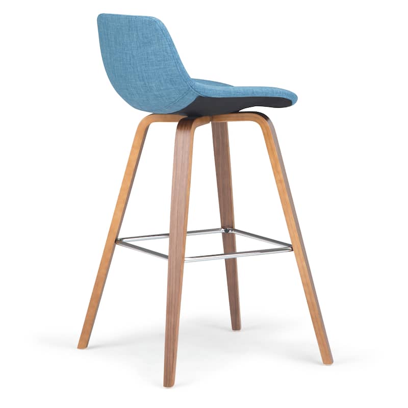 WYNDENHALL Cacey Mid Century Modern Bentwood Counter Height Stool (Set of 2) - 20.7'' x 21.1'' x 36.6