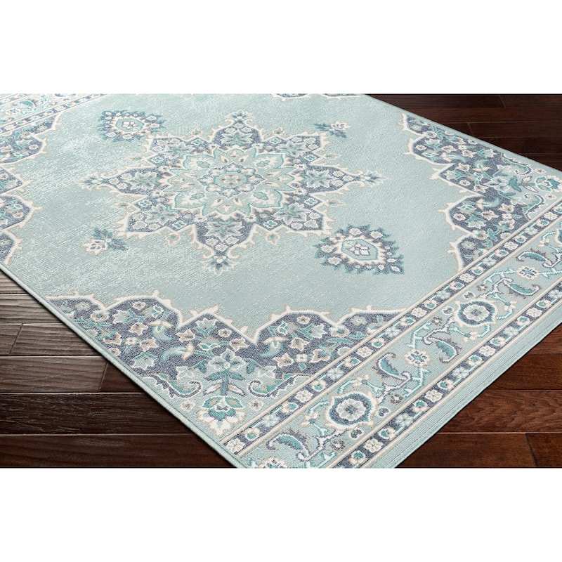 Livabliss Cesare Medallion Indoor/ Outdoor Area Rug