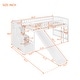 preview thumbnail 15 of 28, Twin Loft Bed with Slide, Drawers & Storage Stairs - Ideal for Kids