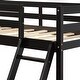 preview thumbnail 26 of 25, Twin over Full Solid Pine Wood Bunk bed with Full-length Guardrail,Clean Silhouette and A Hue of Elegance