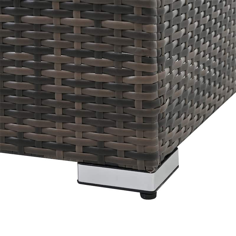 4 Set Wicker Furniture,Patio Furniture,Seasonal PE Wicker Furniture