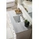 preview thumbnail 14 of 37, James Martin Vanities Bristol 48" Single Vanity, Bright White