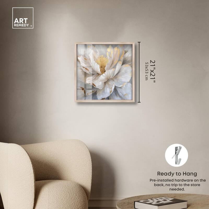 Golden Veins of Grace Shadowbox by Art Remedy