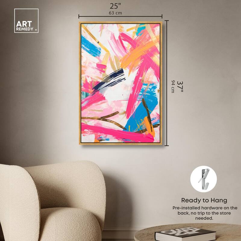 Exuberant Hues IV Canvas by Art Remedy