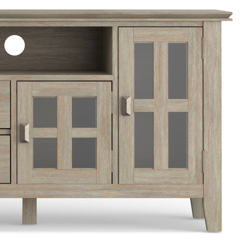 WYNDENHALL Stratford SOLID WOOD 72" Wide TV Media Stand For TVs up to 80"