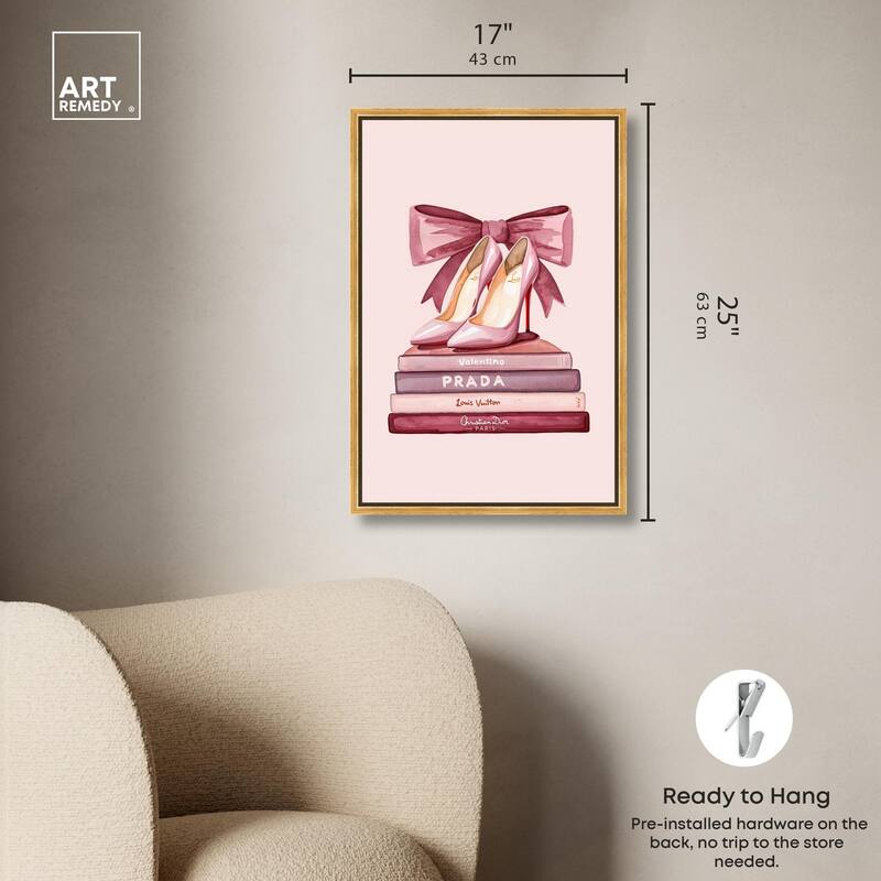 Stack of Fashion Canvas by Art Remedy