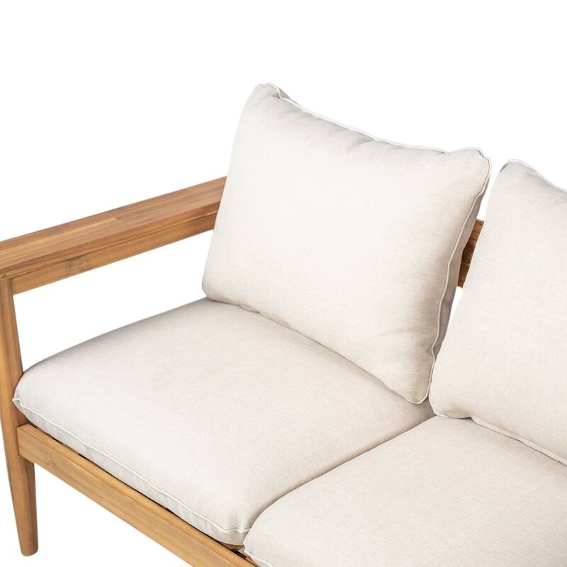 Christopher Knight Home - Jinx Outdoor Acacia Wood Loveseat