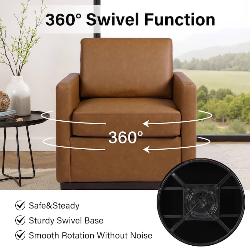 Modern Swivel Accent Arm Chair