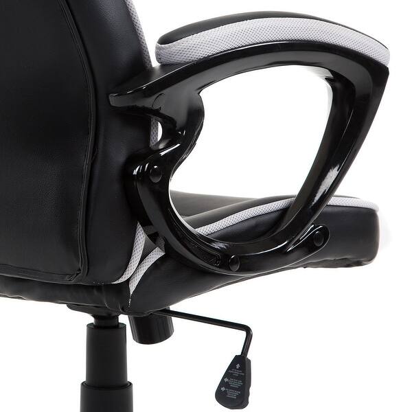 Costway Race Car Style Bucket Seat Office Chair High Back Racing Gaming Chair Desk Task Overstock 16639888