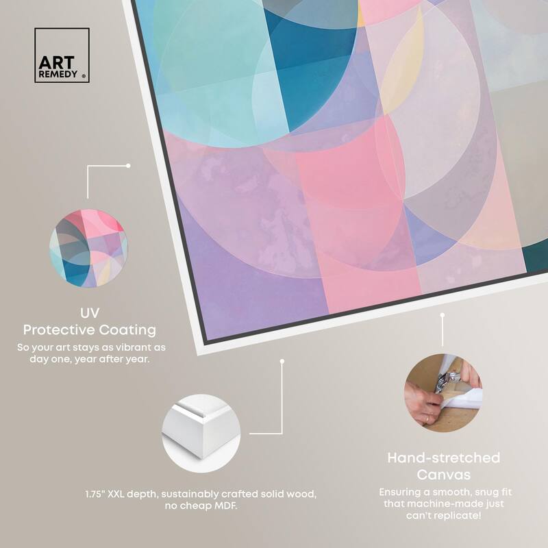 Oneiric Circles IV Canvas by Art Remedy