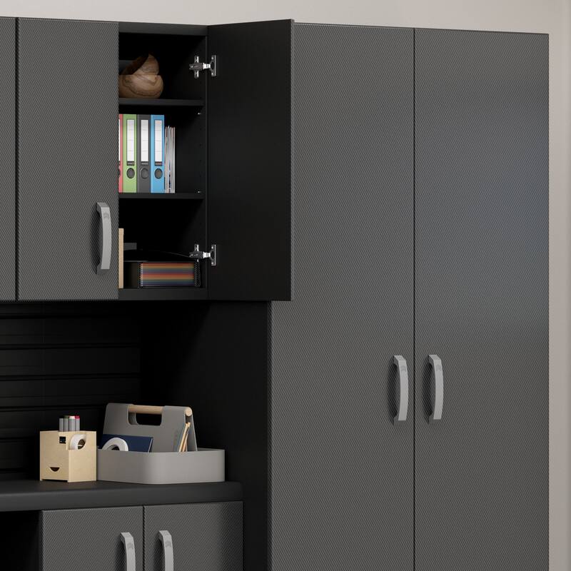 Flow Wall 8 Piece PVC Indoor Cabinet Deluxe Workstation