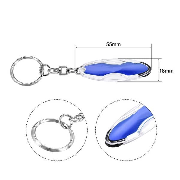 Static Key Chain Anti-Static Keychain Static Eliminate Conductive Resin Discharge,2 Set ...