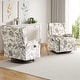 preview thumbnail 118 of 139, 29'' W Pattern Swivel Manual Push Back Recliner Chair Set of 2