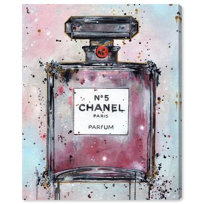 Doll Memories - Abstract Perfume Canvas by Art Remedy, Gallery Wrapped