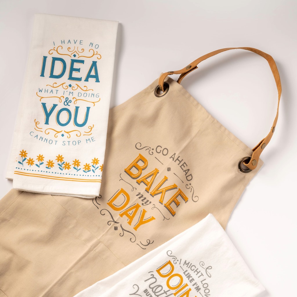 Cheeky Flour Sack Tea Towels.