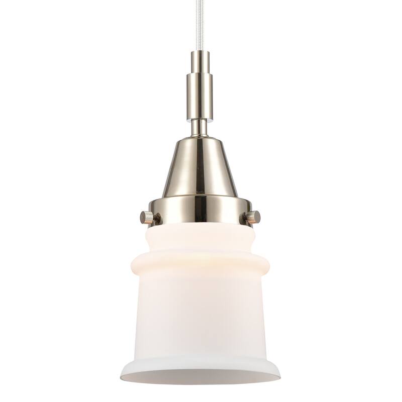 Innovations Lighting 447-1P-G181S Canton 5" Wide Mini Pendant with - Polished Nickel