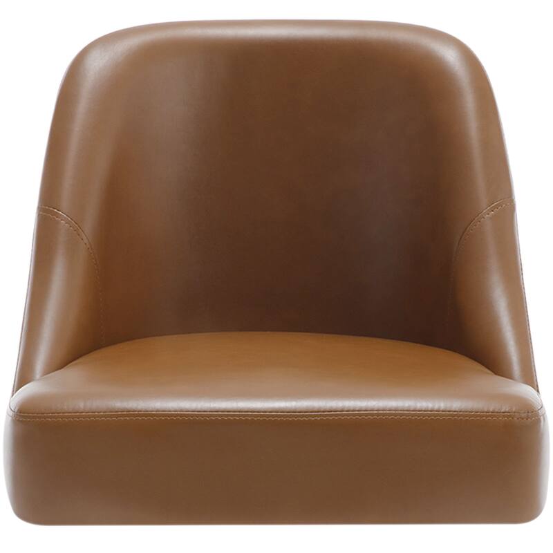 26" Counter Height Swivel Bar Stool, Upholstered Counter Stools - 39.37" (H) x 22.44" (D) x 21.65" (W)