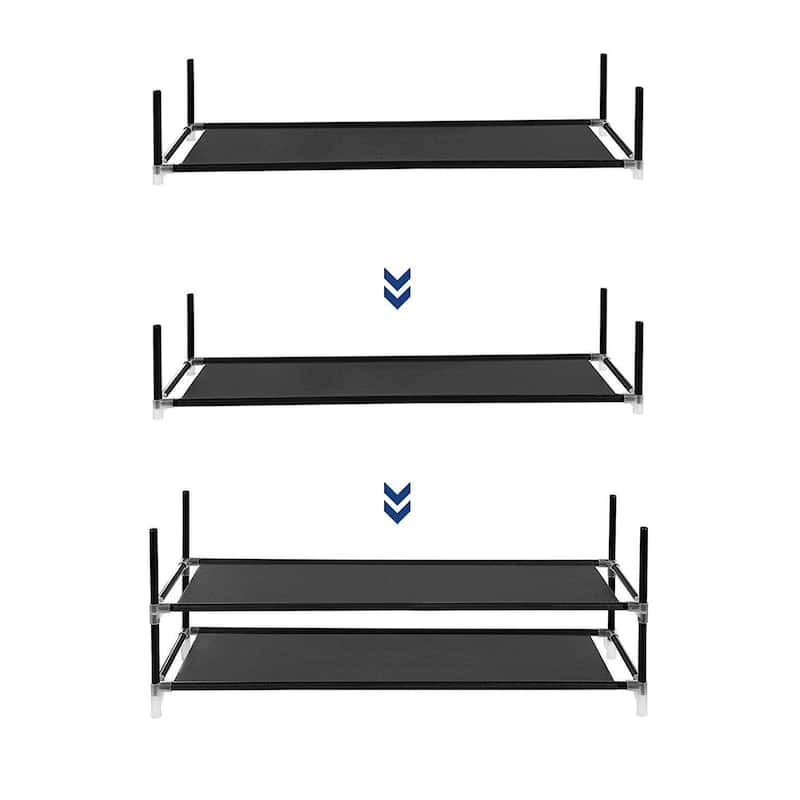 10-tier Non-woven Fabric Shoe Rack