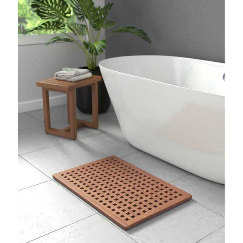 The Original Grate Teak Bath & Shower Mat
