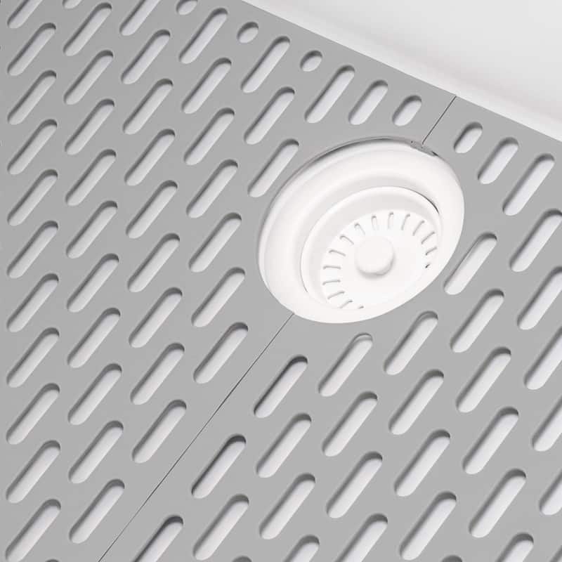 Ruvati Gray Silicone Bottom Grid Sink Mat - RVA41030GR