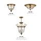 preview thumbnail 6 of 8, Hinkley Lighting 2 Light Indoor Flush Mount Ceiling Fixture from the