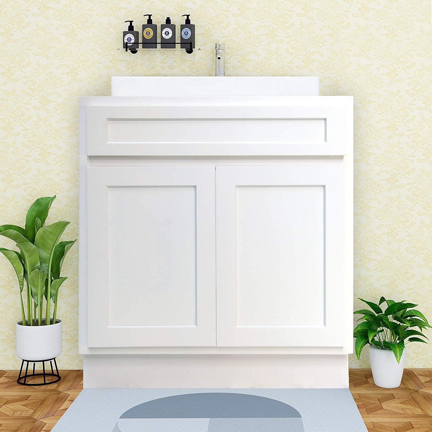 Shop Vanity Art 24 Inch Solid Wood Single Sink Bathroom Vanity Cabinet On Sale Overstock 16150641