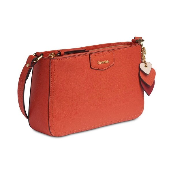 orange calvin klein bag