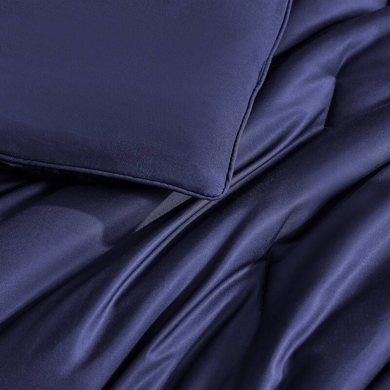 Bamlin Butter - Coma Inducer® Oversized Cooling Comforter Set - Navy Eclipse