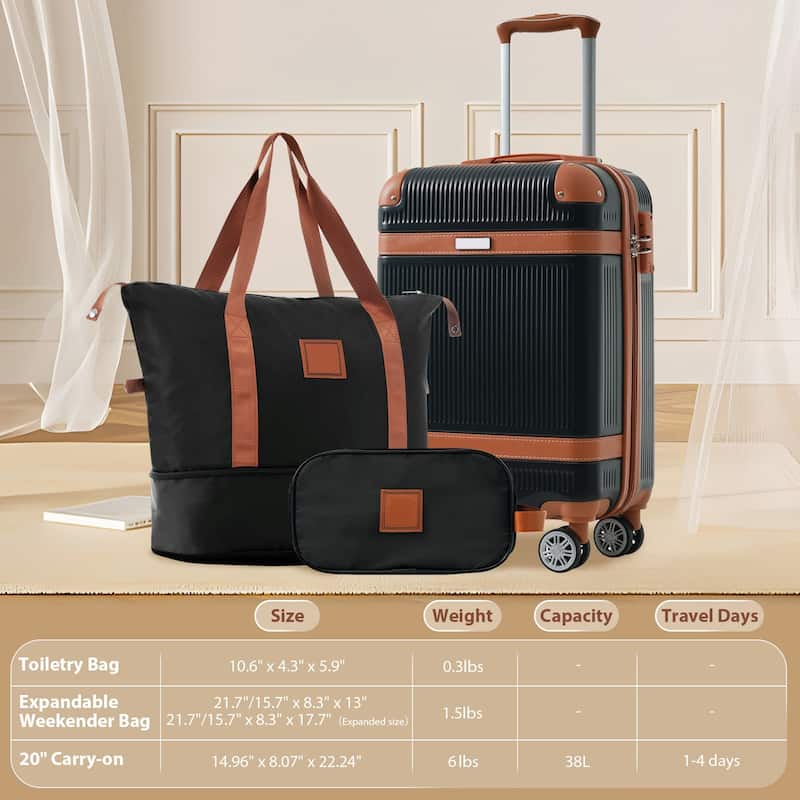 Luggage Sets 3 Piece