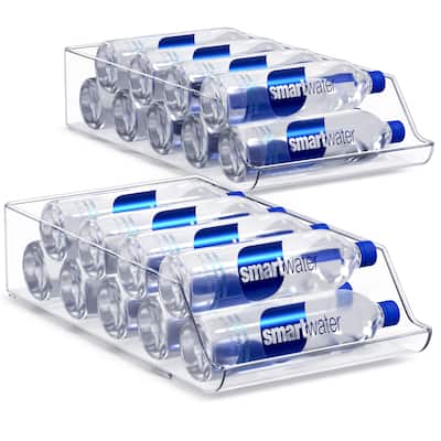Sorbus Water Bottle Organizer and Drink Dispenser Set of 2 - 13.75 L x 9 W x 4 H