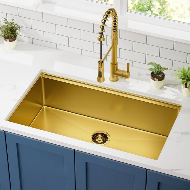 Undermount Workstation Kitchen Sink Single Bowl Sink with Accessories