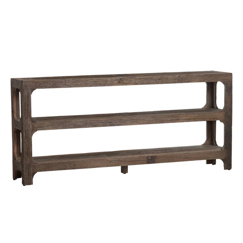 80 in. Brown Reclaimed Wood Accent_Console_Sofa Table